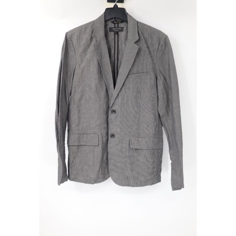 Rag & bone sport coat Mens 42 unstructured linen cotton 2 button single breasted